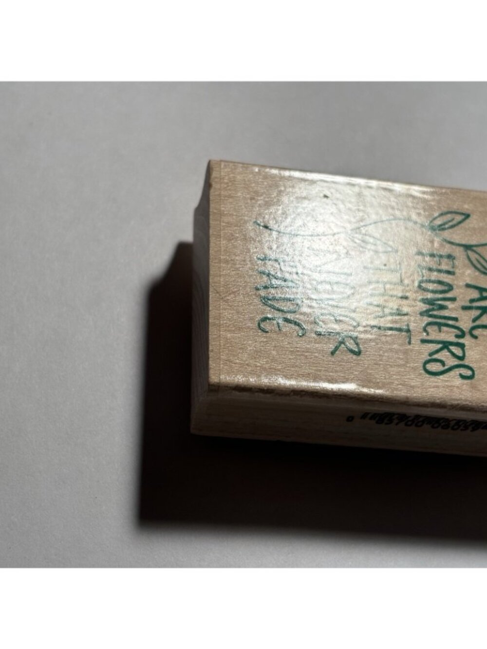 Hero Arts Rubber Stamp Wood Mounted Friends Are Flowers Floral Art Sketch 1995 - Picture 13 of 13